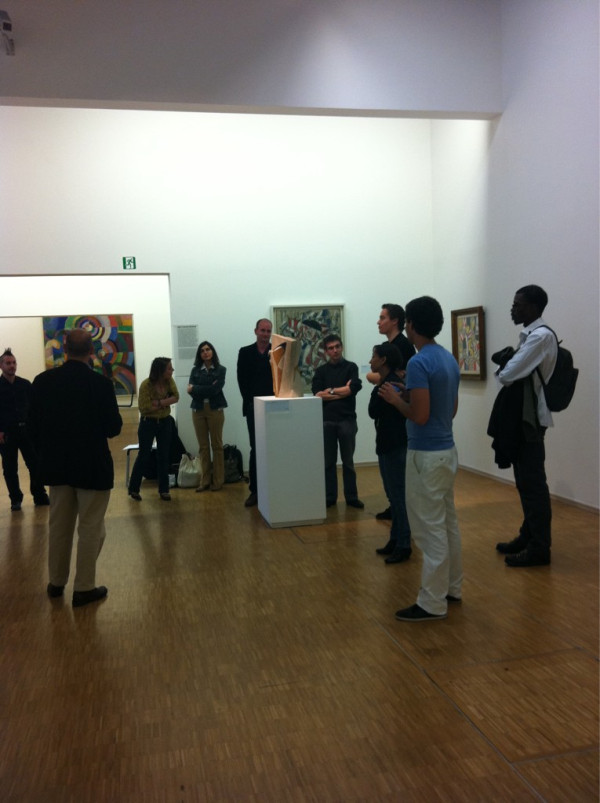 Atelier Wikimedia au Centre Pompidou, salle 7 "Brancusi, Léger, Laurens"